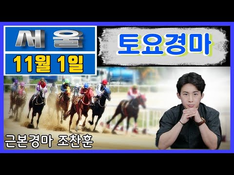 11/1-조찬훈경마-토요경마????토요예상