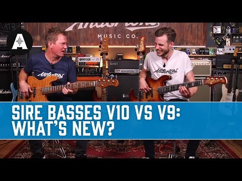 Sire V10 vs V9 Basses - What's New?