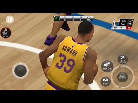 NBA2K20 Mobile My Career #33 LA Lakers Vs Dallas Mavericks 7