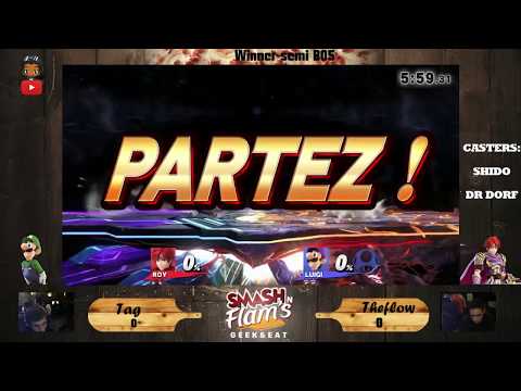 [Smash N' Flam's 7] Losers Quarters - TheFlow (Roy) vs Tag (Luigi)