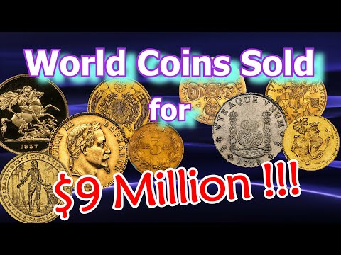 Rare World Coins Worth Money Sold at Auction