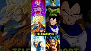 Usuários do teletransporte em dragon ball z #dragonball #dbz #dbs #goku