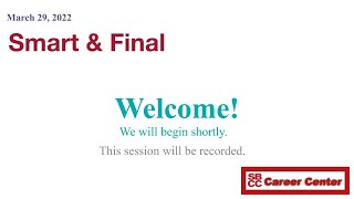 Smart & Final Hiring Session