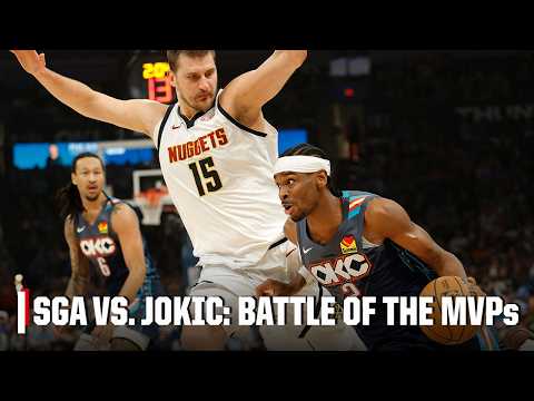 ⚔️ HIGHLIGHTS from SGA vs. Nikola Jokic in epic Thunder-Nuggets OT battle | NBA on ESPN