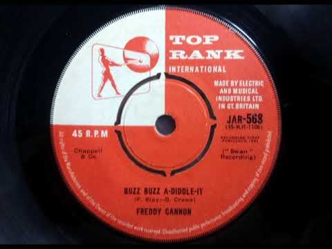Wildest - FREDDY CANNON - Buzz Buzz A Diddle It - TOP RANK JAR 568 UK 1960 Rock & Roll R&B Dancer