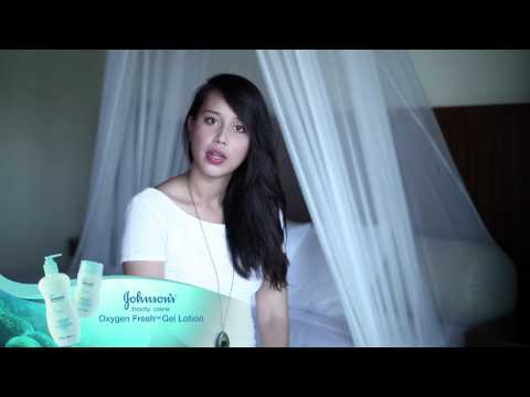 Diandra Arjunaidi with JOHNSON'S® body care Oxygen Fresh™ Gel Lotion