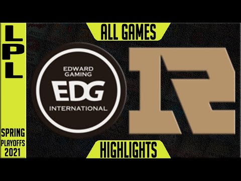 EDG vs RNG Highlights ALL GAMES | LPL Playoffs Semi Final Spring 2021 | Edward Gaming vs Royal