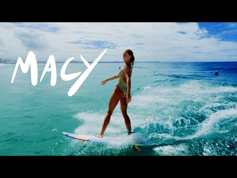 Fun Summer waves with Macy.