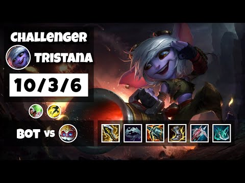 Tristana vs Heimerdinger OCE Challenger BOT (10/3/6) - v11.10