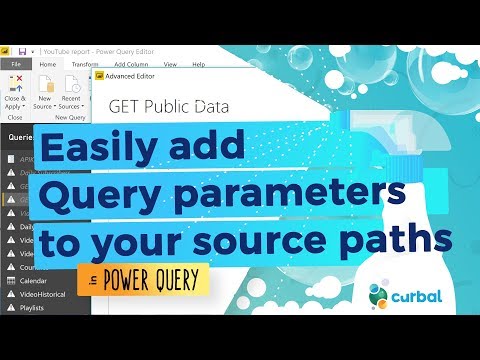 Easily add query parameters to your source paths in Power Query