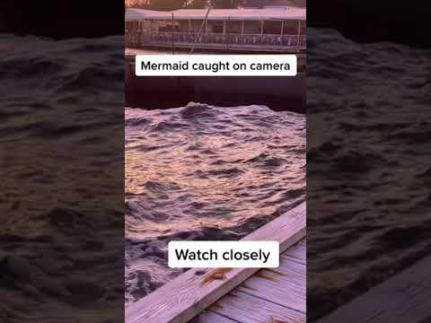 REAL MERMAID CAUGHT ON CAMERA 😱😱😱 #shorts #youtube #ytshorts