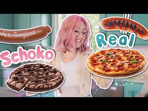 24H Schokolade vs. Real Food Challenge 🍫 Wer darf was? | ViktoriaSarina