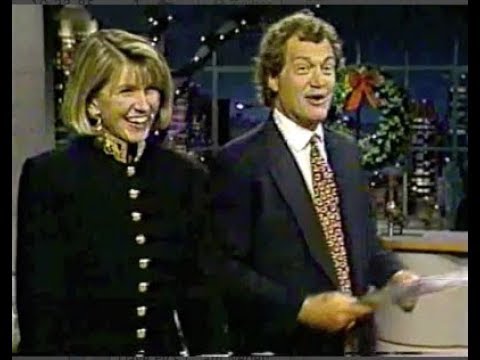 Martha Stewart's Gift-Wrapping Tips on Letterman, December 19, 1990