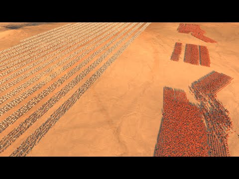 14.400 SLINGERS vs 9.200 PRAETORIAN GUARDS - Total War ROME 2