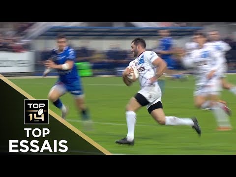 TOP Essais de la J12 – TOP 14 – Saison 2018/2019