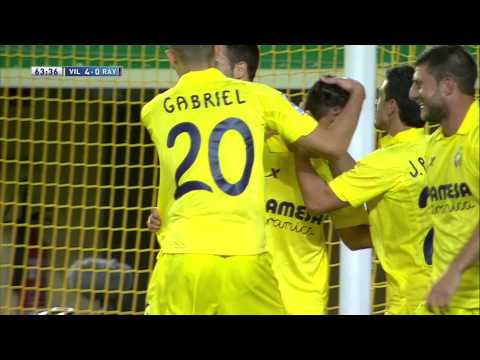 Goal of Costa (4-0) Villarreal CF - Rayo Vallecano - HD