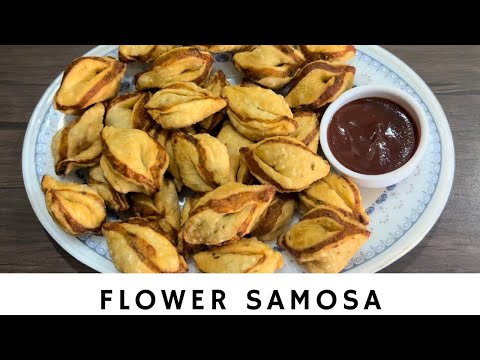 New Snacks Recipe | Flower Samosa | Ramadan Special | Recipes by Nuzhat |