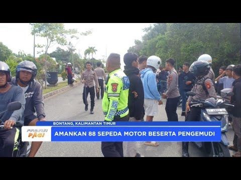 PENERTIBAN AKSI BALAP LIAR OLEH POLRES BONTANG