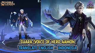 Download lagu NEW HERO AAMON | VOICELINE/SUARA | TRANSLATE ENGLISH-INDONESIA | MOBILE LEGENDS mp3