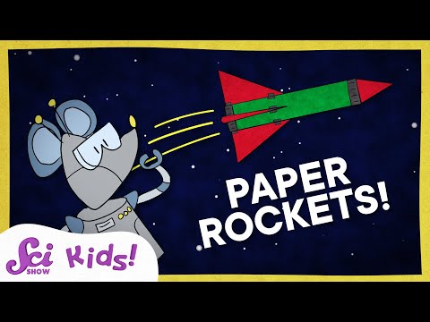 Let's Build Paper Rockets! | Let's Explore Mars! | SciShow Kids