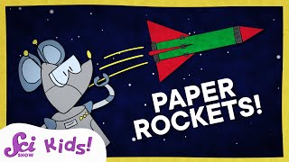 Let's Build Paper Rockets! | Let's Explore Mars! | SciShow Kids