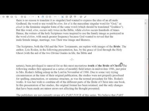 The Bride of Christ - Part 3