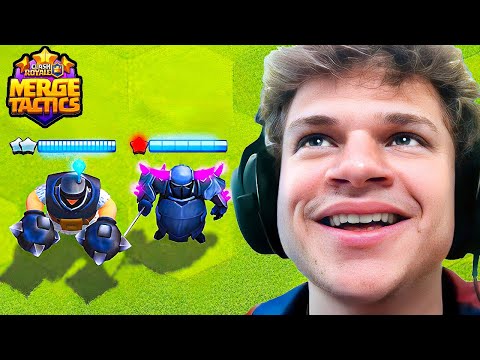 Playing Merge Tactics For The First Time! (Clash Royale)