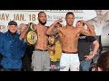 JULIAN WILLIAMS VS JEISON ROSARIO - FULL WEIGH IN & FACE OFF VIDEO