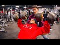 SHOULDERS /BACK WITH JUAN MOREL | 160 LB DB PRESSES 😳