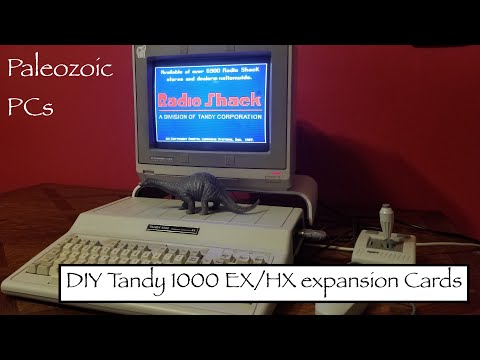 Homebrew RAM Expansion for the Tandy 1000 EX.