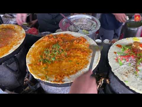 BEST DOSAS | CRISPY & TASTY | INDIAN STREET FOOD | @ RS.180/-