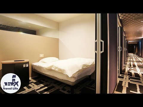 $23 Luxury First-class Capsule Hotel in Japan ｜🛌😴Hotel A Best Grande Okayama