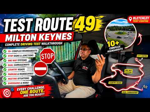 Milton Keynes Driving Test Route