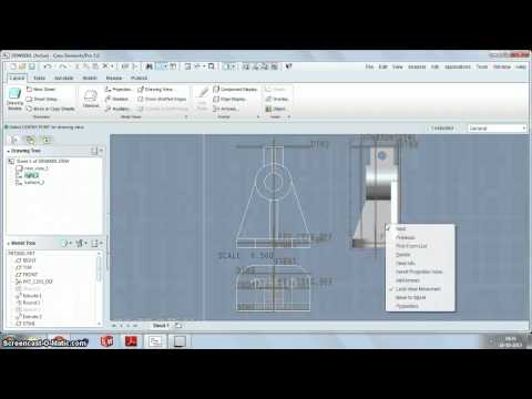 Making DrawingSheet ProE