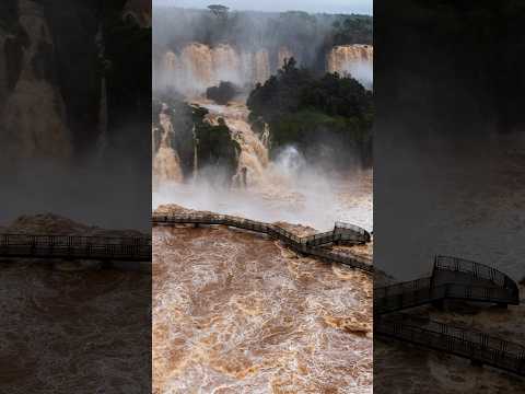 CATARATAS DE IGUAZÚ: Reabre el parque nacional tras caída histórica #shorts