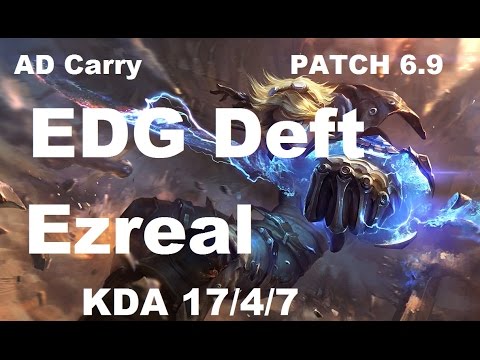EDG Deft - Ezreal vs Lucian - ADC - Full Game