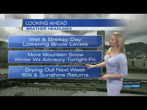 Noon Thursday Forecast KOIN 6 News March 22, 2018