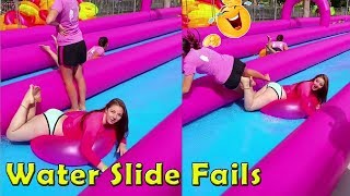 Water slides Fails | Homemade Water Slides for Pools | Water Park Fails Compilation