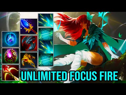 [ WindRanger ] UNLIMITED FOCUS FIRE - BEST TEAM FIGHT - AGGRESSIVE BUILD -  DOTA 2 GAMEPLAY