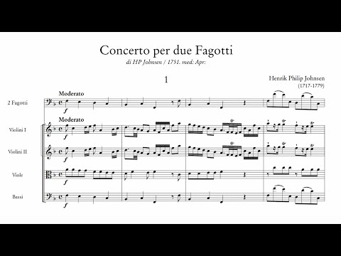 Hinrich Philip Johnsen: Double Bassoon Concerto in F Major (1751)