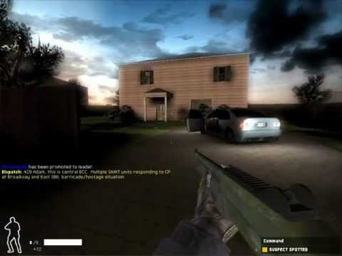 SWAT 4, SSF Realism Mod, Lone Wolf, Less Lethal, Map: Operation Dusk Till Dawn