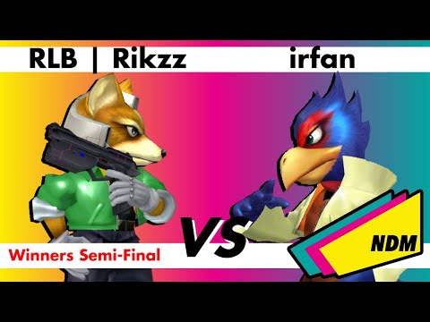 Neue Deutsche Melee - RLB | Rikzz (Fox) vs. irfan (Falco) Melee Top 8