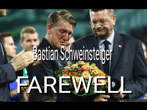 Bastian Schweinsteiger - Last Game for Germany - Emotional moment - FAREWELL Germany vs Finland
