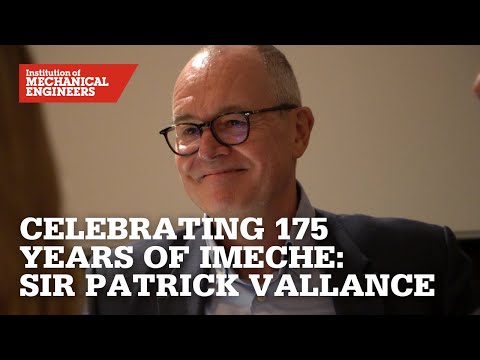 Celebrating 175 Years of IMechE: Sir Patrick Vallance (Interview)