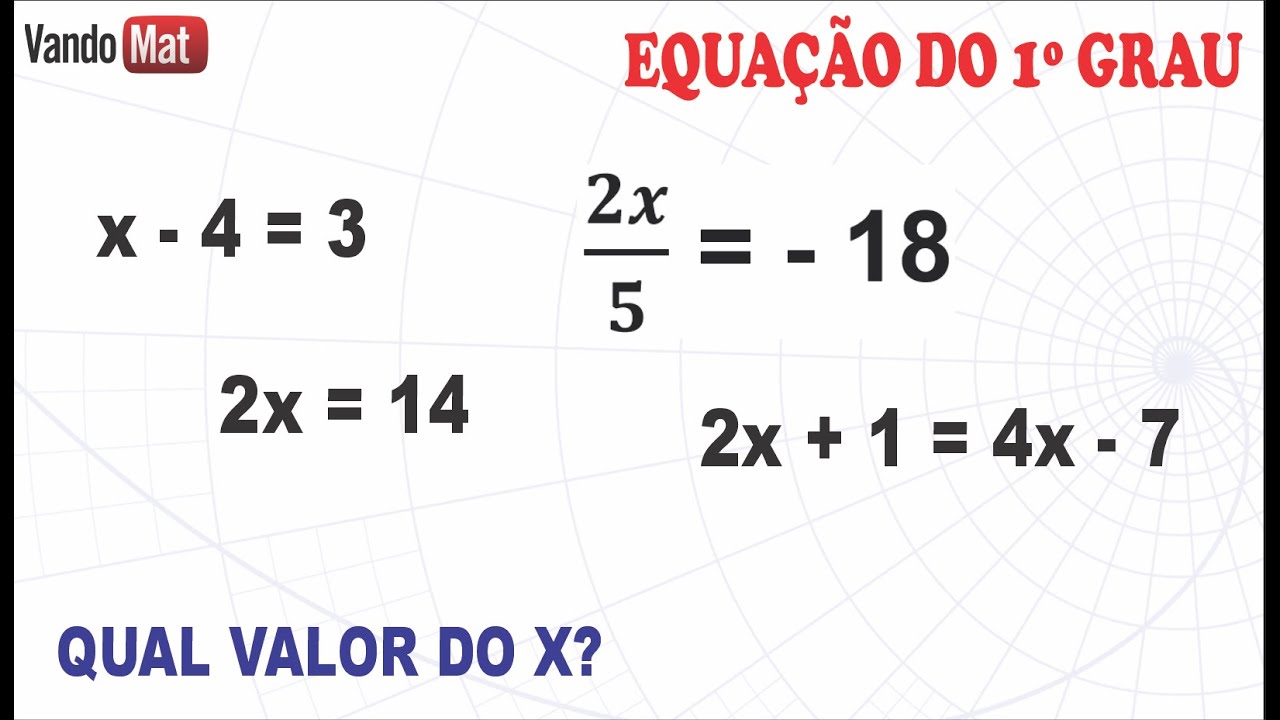 EQUAÇÃO DO 1º GRAU / AGORA FICOU FÁCIL APRENDER #encceja #enem #concurso #ensinofundamental #equação