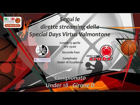 Virtus Valmontone Vs Crabs Basket Rimini - 2^ Fase Under 18 Eccellenza