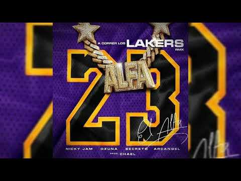 El Alfa x Nicky Jam x Ozuna x Arcangel x Secreto  - A Correr Los Lakers Remix [Audio Oficial]