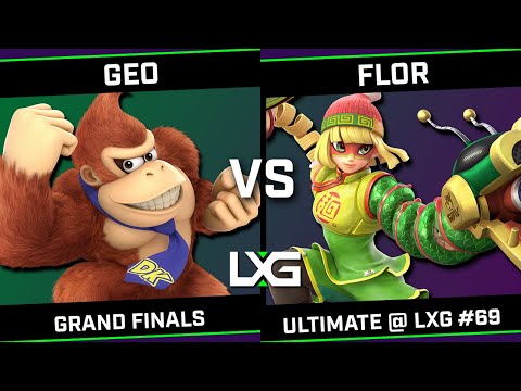 Smash Ultimate @ LXG 69 - GRAND FINALS - GEO (Donkey Kong) vs FLOR (Min Min)
