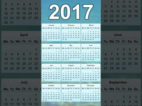 2017 Calendar