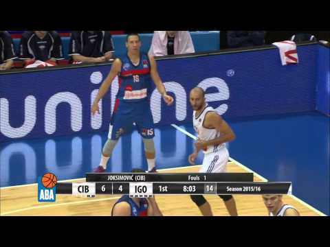 ABA Liga 2015/16, Round 8 match: Cibona - Igokea (1.11.2015)